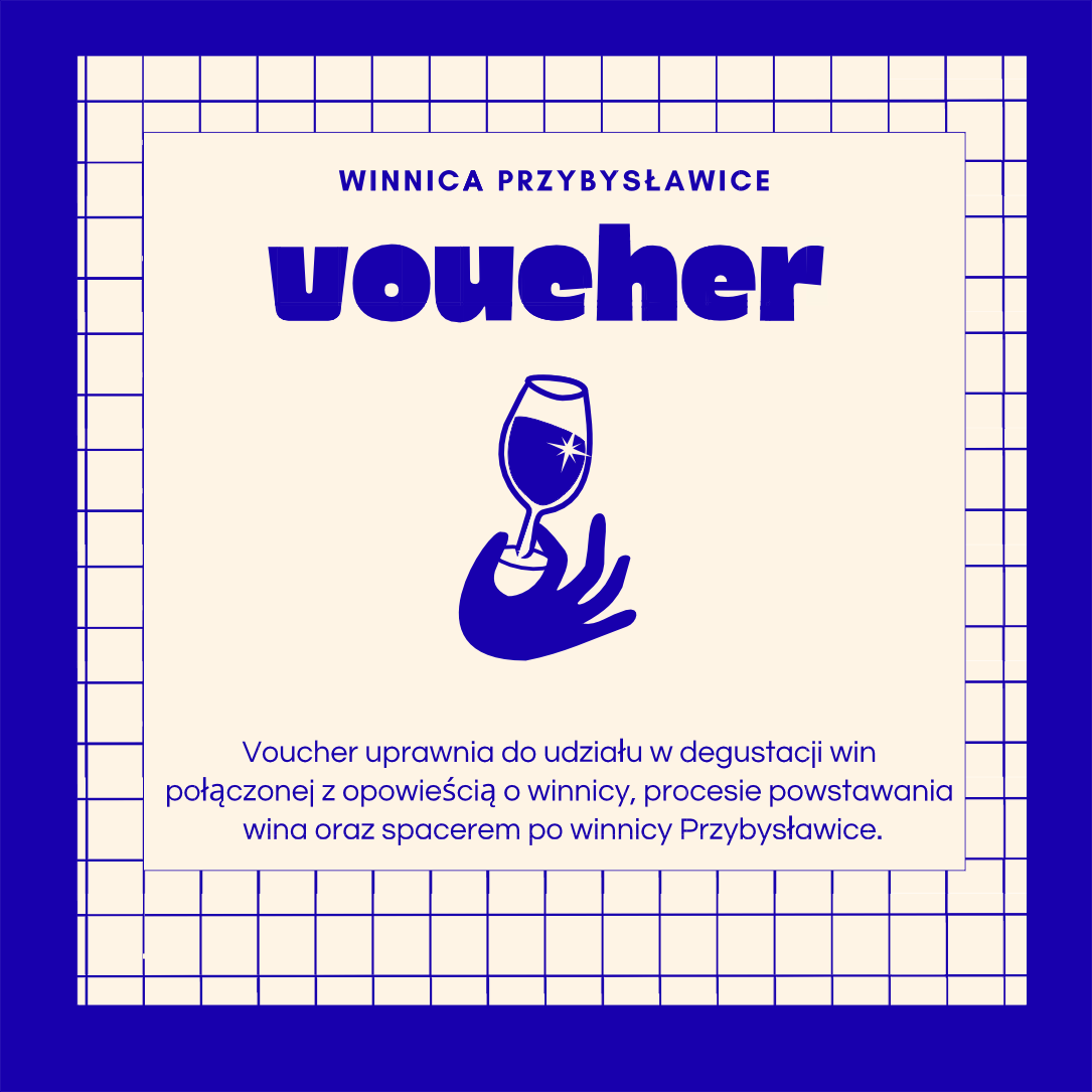 Voucher prezentowy - zwiedzanie winnicy wraz z degustacją win